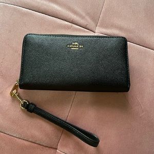 Coach Long Zip Around Wallet